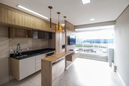 Sala de apartamento para alugar com 1 quarto, 45m² em Bethaville I, Barueri