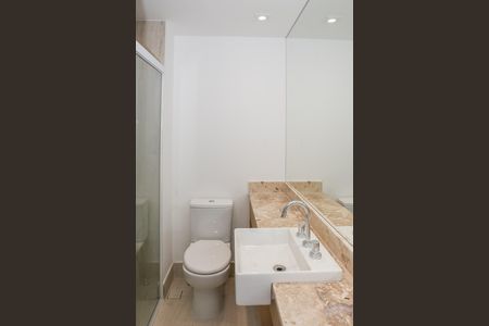 Studio para alugar com 36m², 1 quarto e sem vaga Studio para alugar com 36m², 1 quarto e sem vagaBanheiro