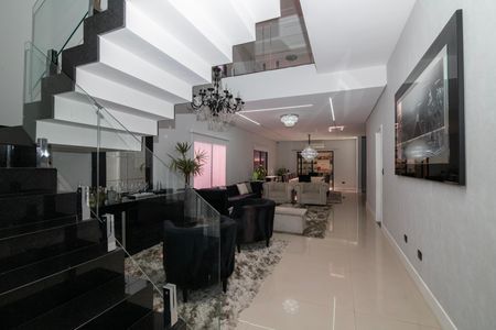 Sala de casa de condomínio para alugar com 4 quartos, 560m² em Parque Olívio Franceschini, Hortolândia
