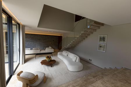 Sala de Estar  de casa de condomínio à venda com 4 quartos, 650m² em Alphaville Nova Lima, Nova Lima