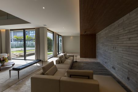 Sala de TV de casa de condomínio à venda com 4 quartos, 650m² em Alphaville Nova Lima, Nova Lima