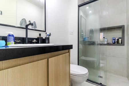 Apartamento à venda com 38m², 1 quarto e sem vaga Apartamento à venda com 38m², 1 quarto e sem vagaBanheiro da Suíte