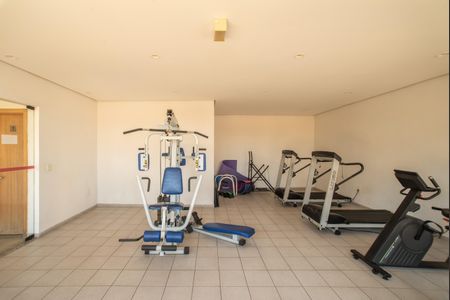 Área comum - Academia de apartamento para alugar com 1 quarto, 41m² em Mirandópolis, São Paulo