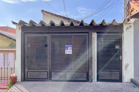 Casa para alugar com 55m², 1 quarto e sem vagaFachada + plaquinha