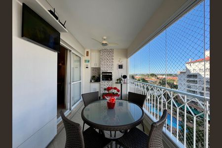 Sacada de apartamento à venda com 3 quartos, 134m² em Loteamento Residencial Vila Bella, Campinas