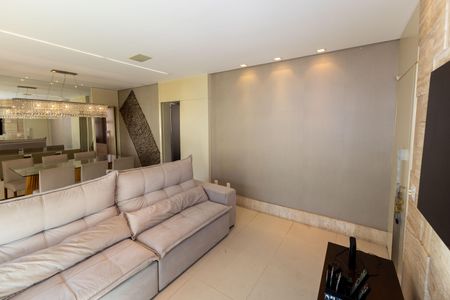 Sala de TV de apartamento para alugar com 3 quartos, 124m² em Vila da Serra, Nova Lima