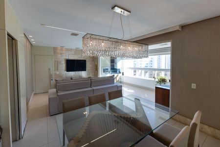 Sala de Jantar de apartamento para alugar com 3 quartos, 124m² em Vila da Serra, Nova Lima