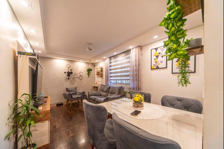 Sala de apartamento à venda com 2 quartos, 55m² em Jardim Alvorada, Santo André