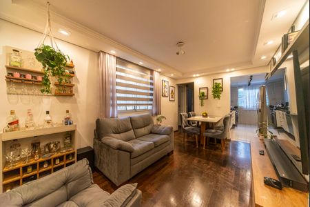 Sala de apartamento à venda com 2 quartos, 55m² em Jardim Alvorada, Santo André
