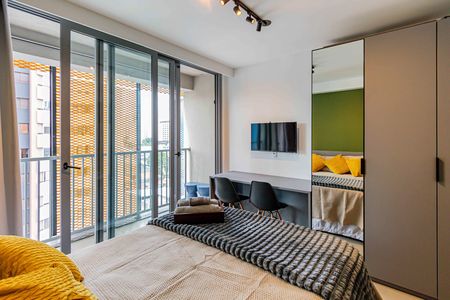Studio de kitnet/studio para alugar com 1 quarto, 22m² em Indianópolis, São Paulo