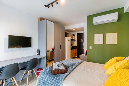 Studio de kitnet/studio para alugar com 1 quarto, 22m² em Indianópolis, São Paulo