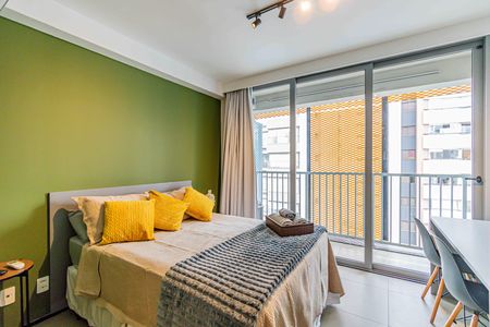 Studio de kitnet/studio para alugar com 1 quarto, 22m² em Indianópolis, São Paulo