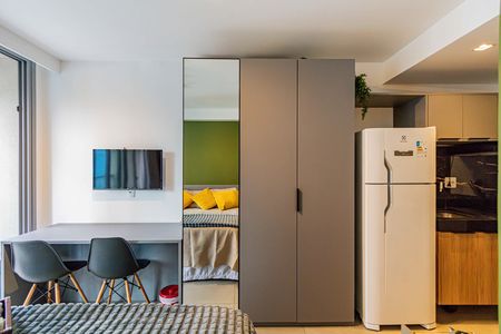 Studio de kitnet/studio para alugar com 1 quarto, 22m² em Indianópolis, São Paulo
