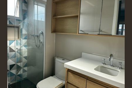 Banheiro de apartamento para alugar com 2 quartos, 54m² em Chácara Santo Antônio (Zona Sul), São Paulo
