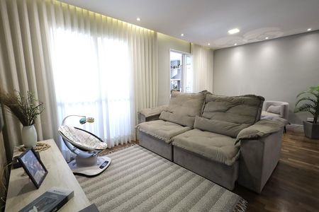 Sala de apartamento à venda com 2 quartos, 79m² em Campestre, Santo André