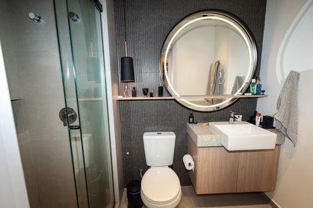 Apartamento à venda com 110m², 1 quarto e 2 vagasBanheiro da Suíte