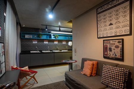Studio à venda com 40m², 1 quarto e 1 vagaÁrea comum - Lavanderia