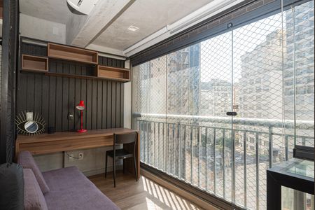 Studio à venda com 40m², 1 quarto e 1 vagaVaranda do Quarto