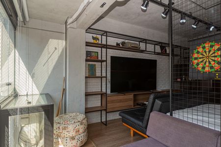 Studio à venda com 40m², 1 quarto e 1 vagaVaranda do Quarto