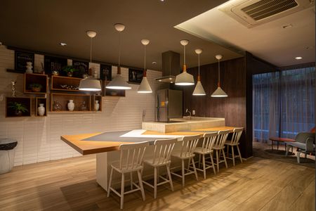 Studio à venda com 40m², 1 quarto e 1 vagaÁrea comum - Salão Gourmet