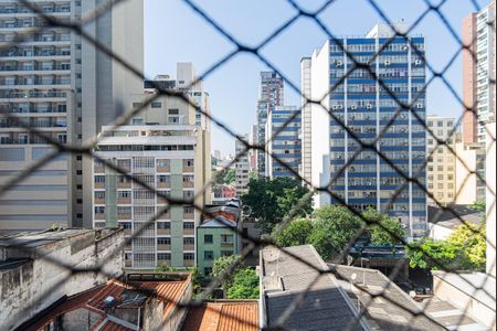 Studio à venda com 40m², 1 quarto e 1 vagaVista da Varanda do Quarto