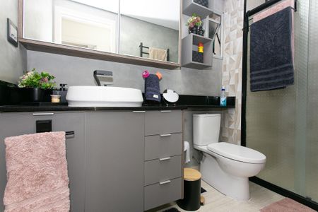 Apartamento à venda com 63m², 3 quartos e 1 vaga Apartamento à venda com 63m², 3 quartos e 1 vagaBanheiro