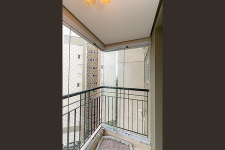 Varanda da Sala de apartamento à venda com 2 quartos, 55m² em São Lucas, São Paulo