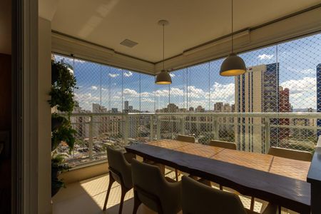 Varanda da Sala de apartamento à venda com 3 quartos, 148m² em Vila Gomes Cardim, São Paulo
