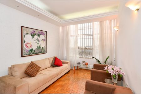 Sala de Estar de apartamento à venda com 3 quartos, 98m² em Barroca, Belo Horizonte