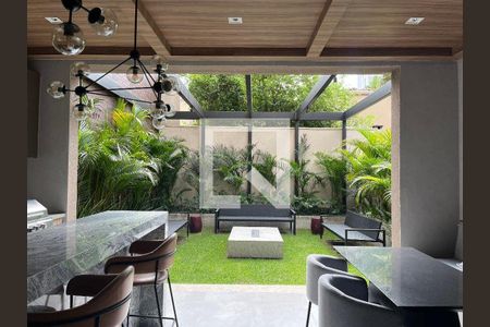 Apartamento para alugar com 41m², 1 quarto e 1 vaga Apartamento para alugar com 41m², 1 quarto e 1 vagaÁrea comum - Churrasqueira