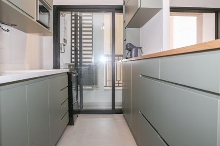 Apartamento para alugar com 41m², 1 quarto e 1 vaga Apartamento para alugar com 41m², 1 quarto e 1 vagaCozinha e Área de Serviço
