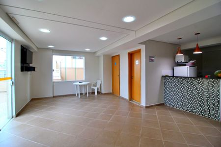 Apartamento para alugar com 49m², 2 quartos e 1 vagaÁrea comum - Salão de festas