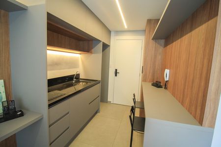 Studio para alugar com 26m², 1 quarto e sem vaga