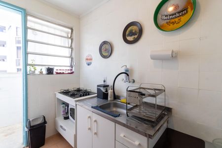 Cozinha de apartamento à venda com 1 quarto, 40m² em Centro Histórico, Porto Alegre