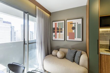 Apartamento à venda com 25m², 1 quarto e sem vaga Apartamento à venda com 25m², 1 quarto e sem vagaSala/Cozinha