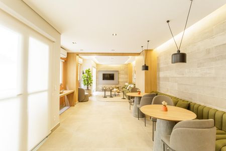 Apartamento à venda com 25m², 1 quarto e sem vaga Apartamento à venda com 25m², 1 quarto e sem vagaÁrea comum - Salão de festas