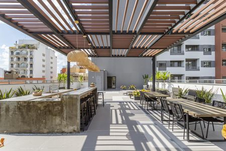 Apartamento à venda com 25m², 1 quarto e sem vaga Apartamento à venda com 25m², 1 quarto e sem vagaÁrea comum - Churrasqueira