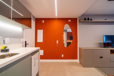 Studio para alugar com 40m², 1 quarto e 1 vaga Studio para alugar com 40m², 1 quarto e 1 vagaCozinha