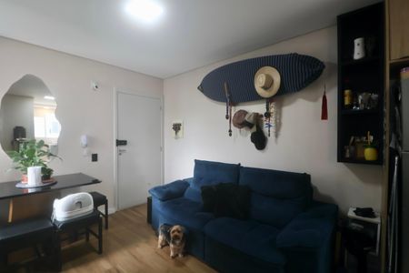 Sala de apartamento para alugar com 2 quartos, 45m² em Parque Enseada, Guarujá