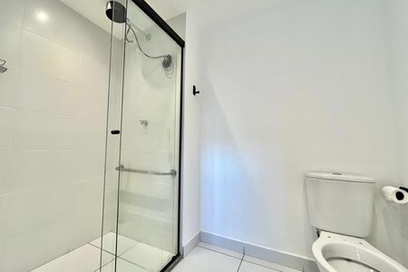 Studio para alugar com 29m², 1 quarto e sem vaga Studio para alugar com 29m², 1 quarto e sem vagaBanheiro da Suíte