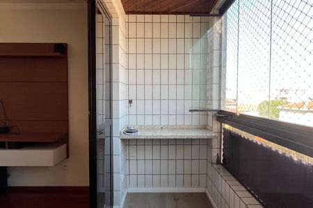 Varanda da Sala de apartamento para alugar com 3 quartos, 104m² em Marapé, Santos