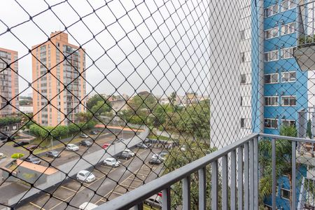 Varanda da sala  de apartamento à venda com 2 quartos, 48m² em Vila Santa Luzia, Diadema