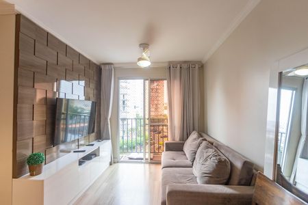 Sala  de apartamento à venda com 2 quartos, 48m² em Vila Santa Luzia, Diadema
