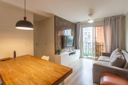 Sala  de apartamento à venda com 2 quartos, 48m² em Vila Santa Luzia, Diadema