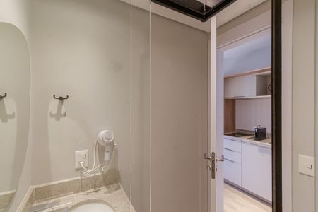 Studio à venda com 29m², 1 quarto e sem vaga Studio à venda com 29m², 1 quarto e sem vagaBanheiro