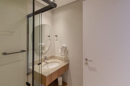Banheiro de kitnet/studio à venda com 1 quarto, 29m² em Planalto Paulista, São Paulo