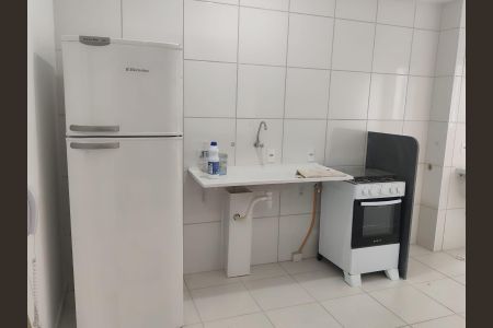 Cozinha de apartamento para alugar com 2 quartos, 50m² em Jardim Campestre, São Bernardo do Campo