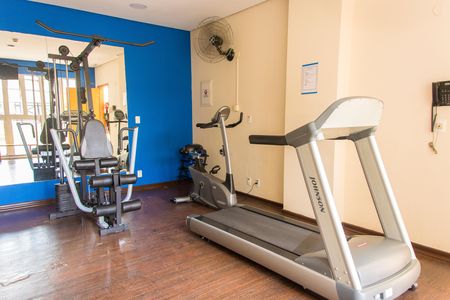 Apartamento para alugar com 44m², 1 quarto e 1 vaga Apartamento para alugar com 44m², 1 quarto e 1 vagaÁrea comum - Academia
