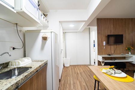 Studio para alugar com 27m², 1 quarto e sem vagaCozinha