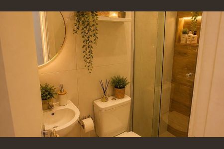Banheiro de apartamento para alugar com 3 quartos, 157m² em Santa Paula, São Caetano do Sul